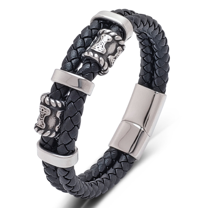 Black Leather [Steel Color] Inner Ring 185mm