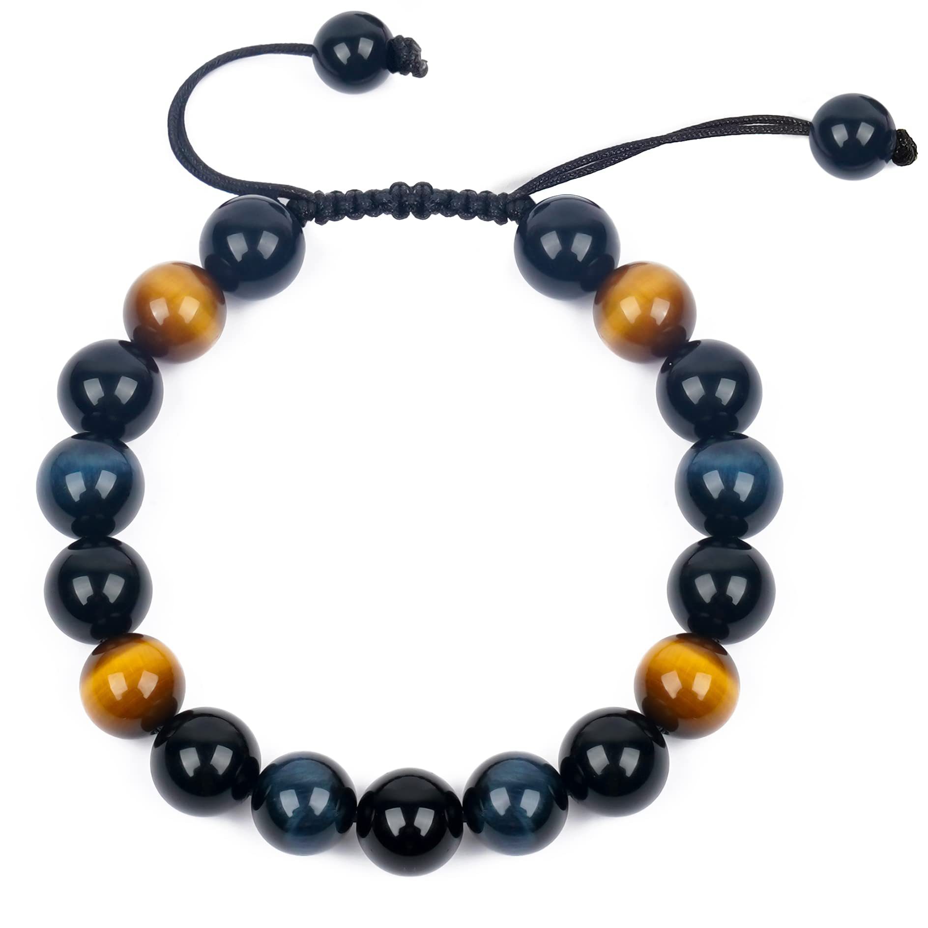 4:Mix color yellow blue tiger eye