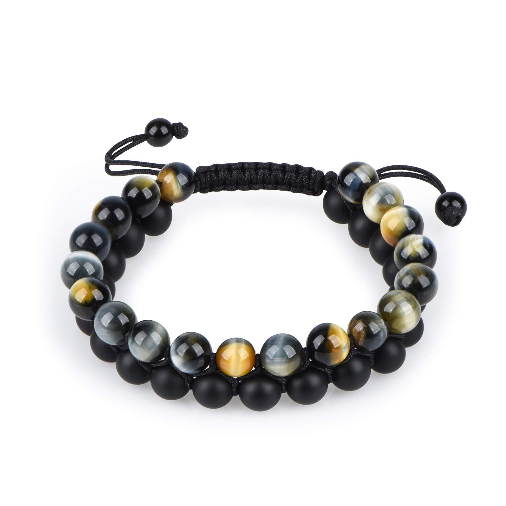 Green tiger eye   frosted black