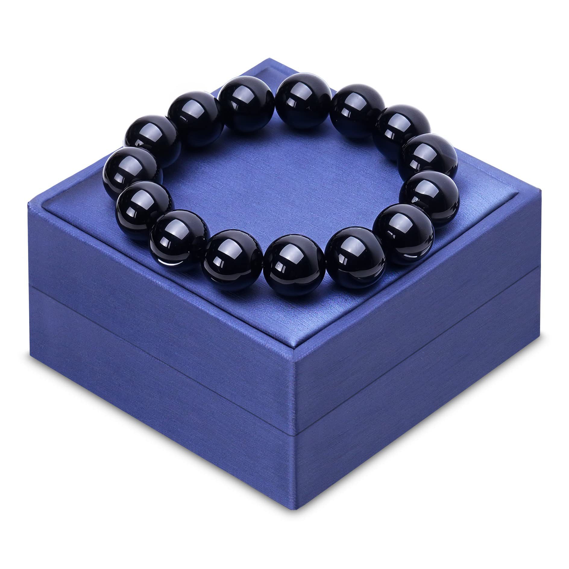 8:14MM black agate (without box)