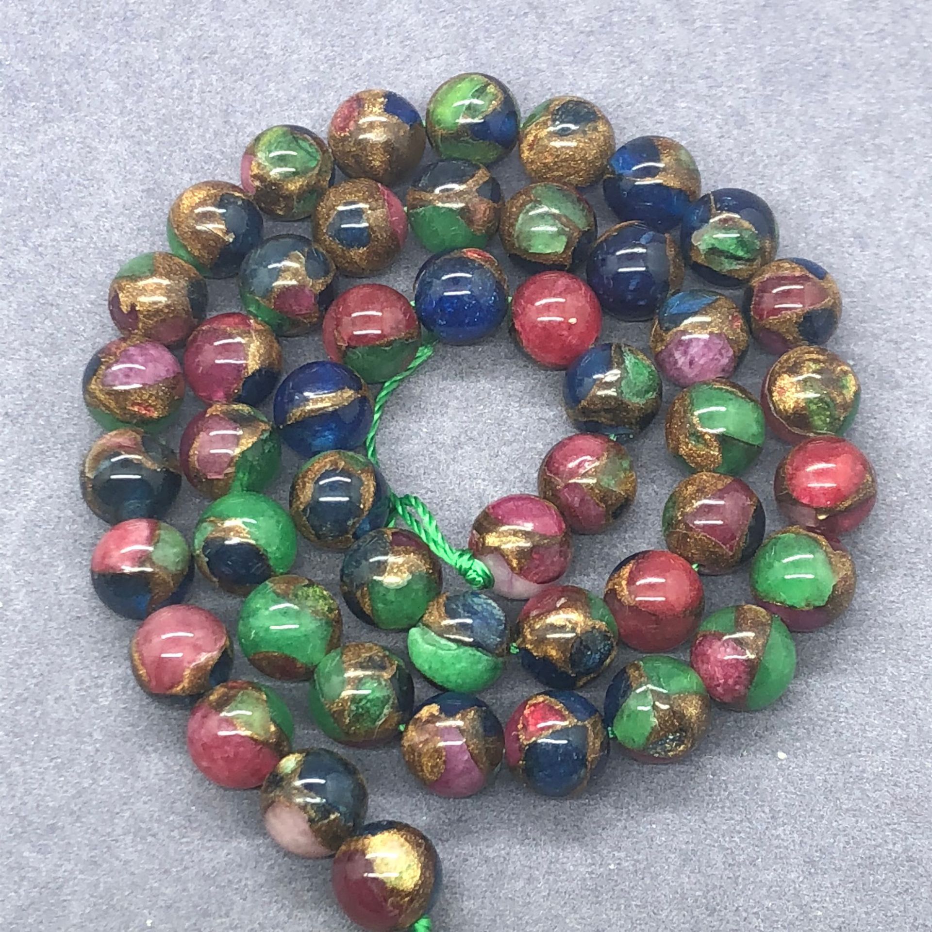 No. 4 red green 6mm (≈63 pieces)