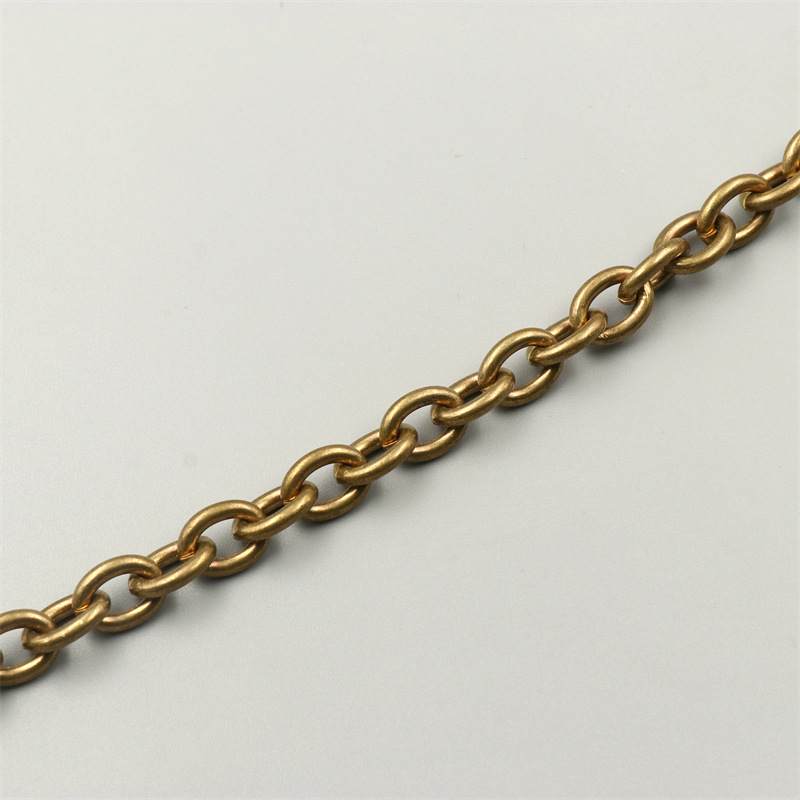 4:2.0mm thick copper O chain