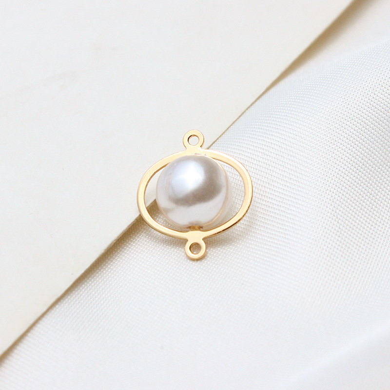3:Double Hanging Pearl 15x17mm,10mm