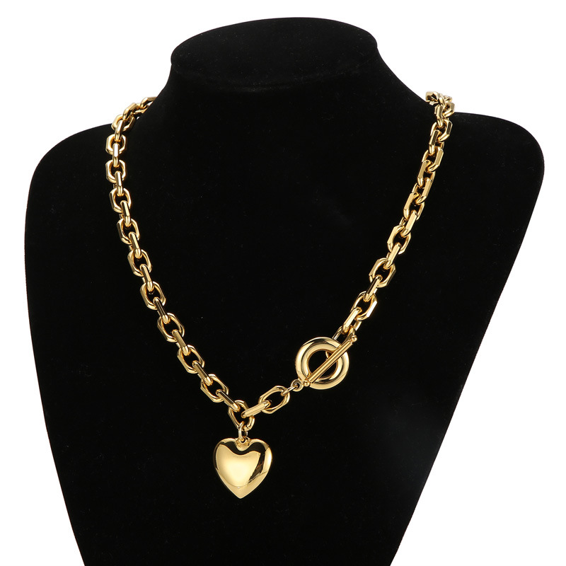 Gold necklace KN202628-Z