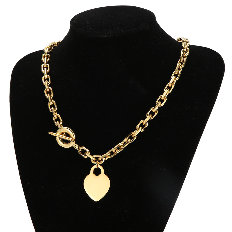 Gold necklace KN202624-Z