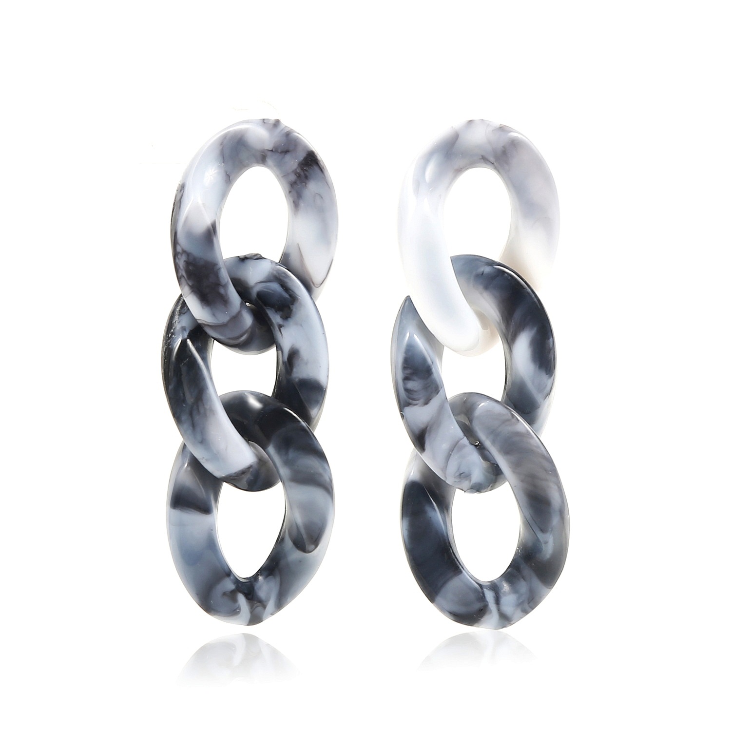 5:Grey Earrings, 60mm