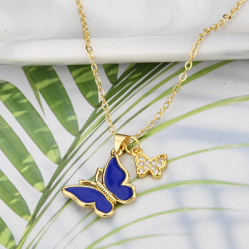 gold plated blue