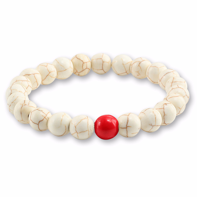white turquoise   red turquoise
