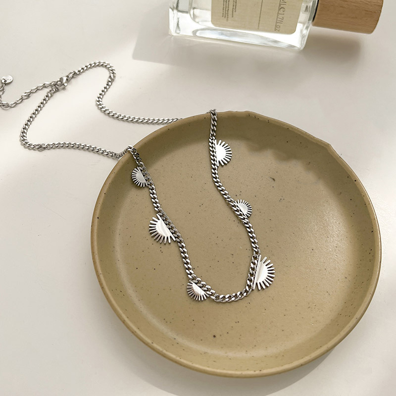 necklace white gold 40cm