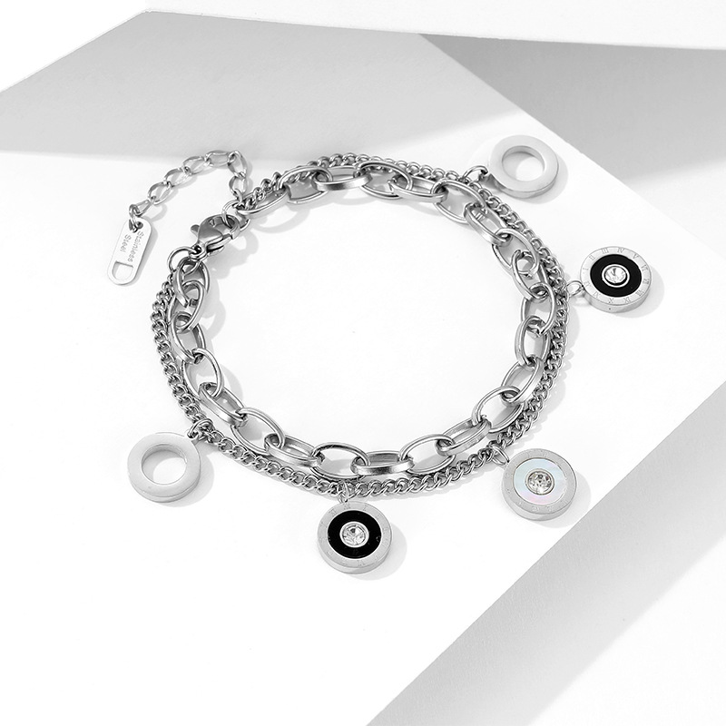2:bracelet steel color