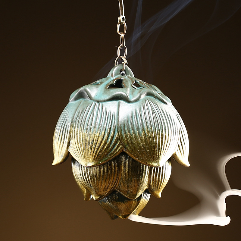Qinglian hanging ball incense burner 6*6*7cm