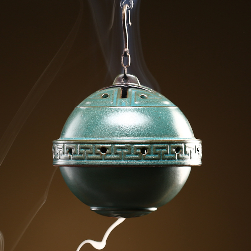 2:Wanfu hanging ball incense burner 7.4*7.4*7cm