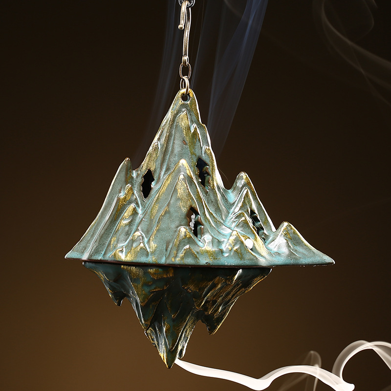 Qingshan hanging ball incense burner 11.4*5*11.6cm