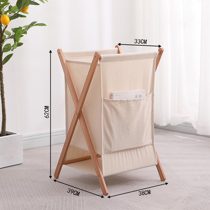 beige with pocket 38x39x62cm