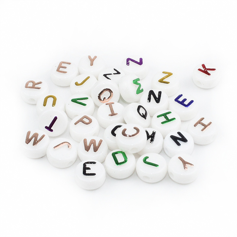 Color words on white backgrou