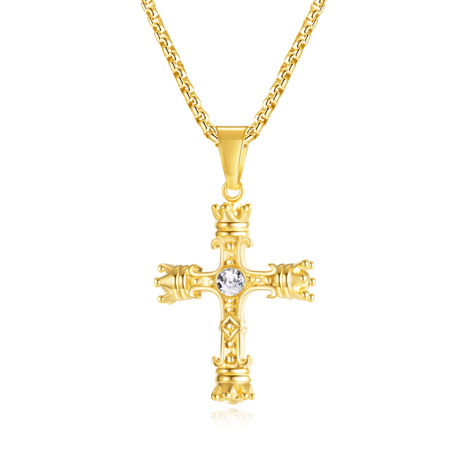 6:Golden pendant matching chain (formula pearl chain 3*55cm)