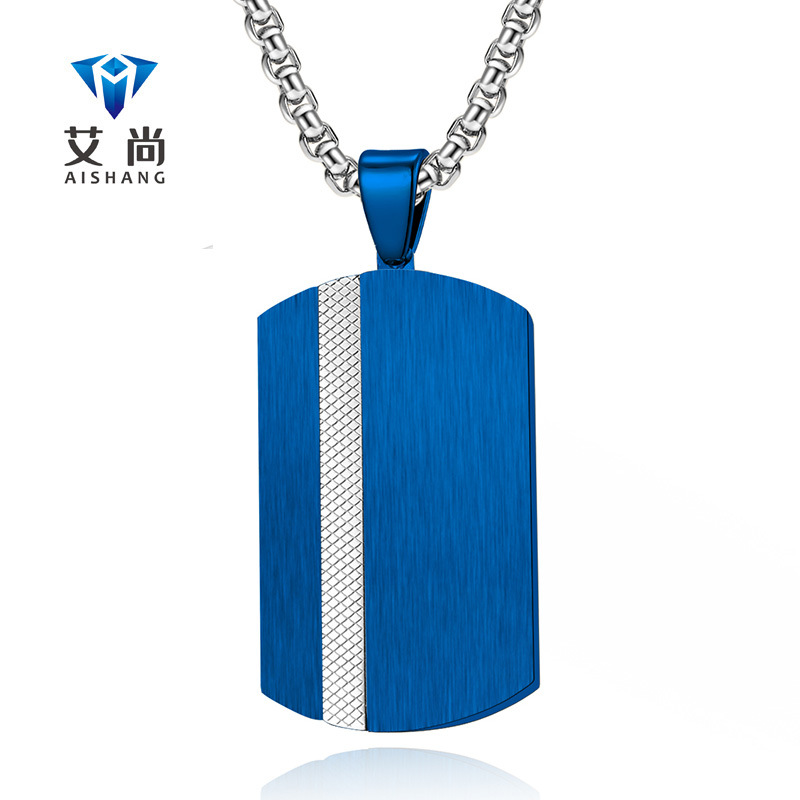 blue pendant