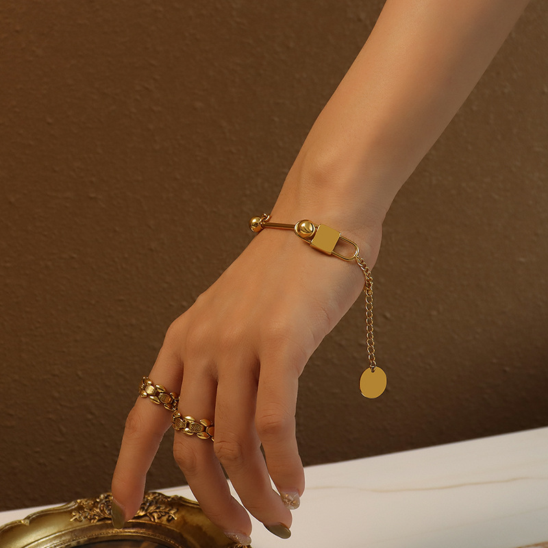 Gold Bracelet 15+5cm