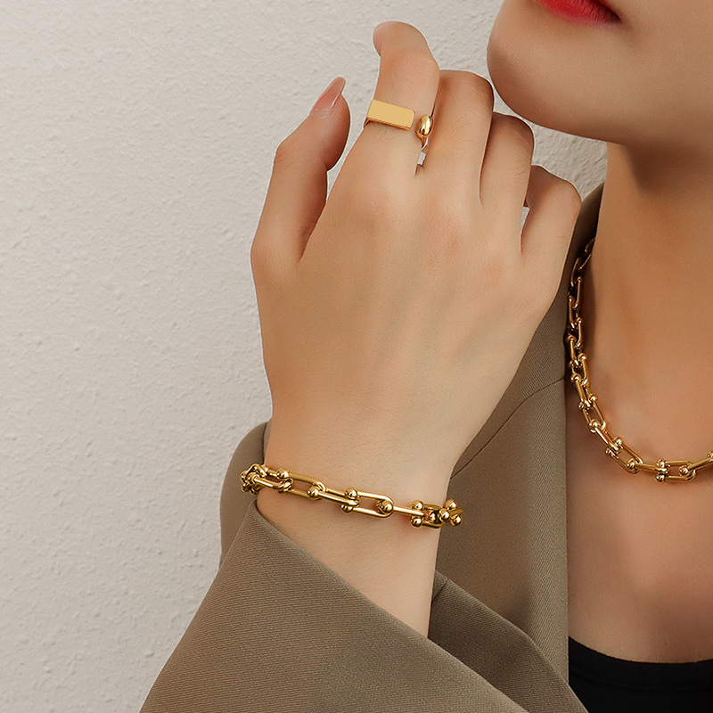 Gold Bracelet 15+5cm