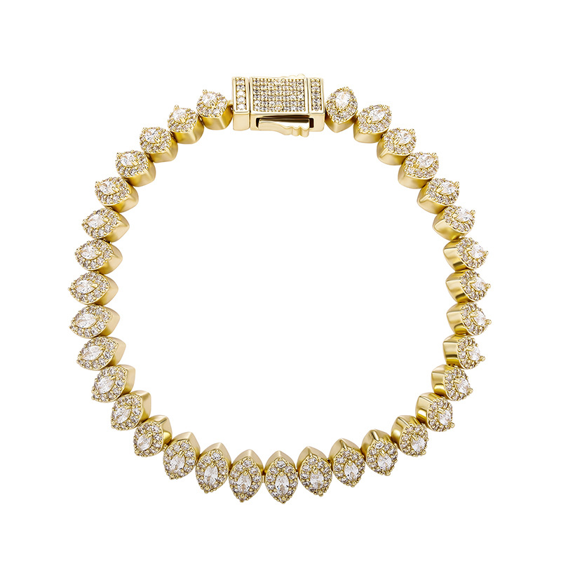 1:Bracelet gold 7 inch