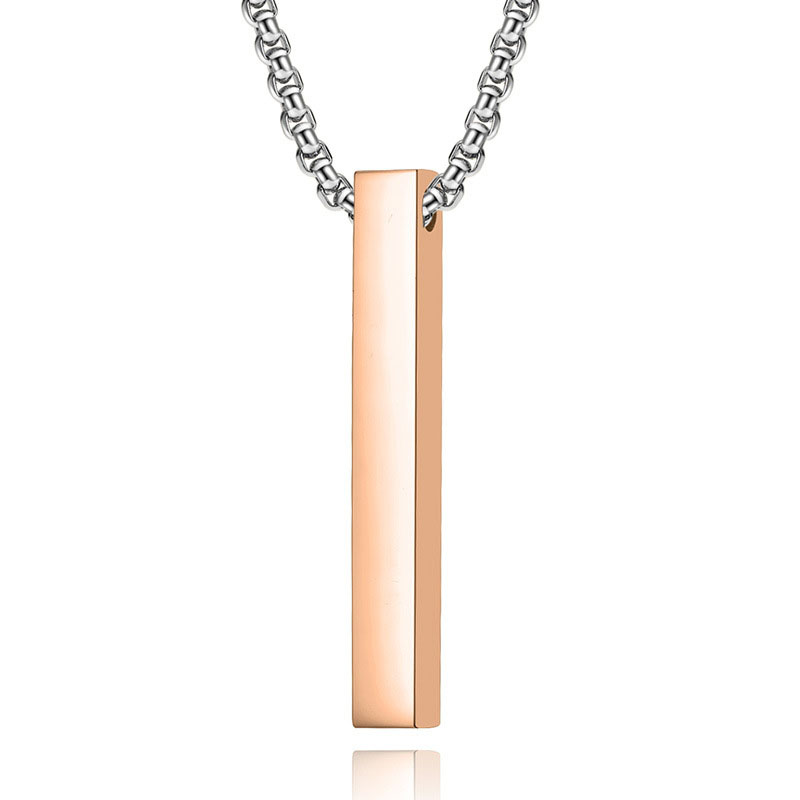 5:rose gold with chain