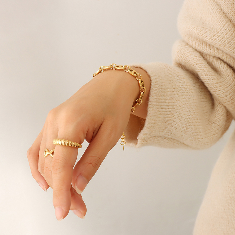 Gold Bracelet-16+4cm