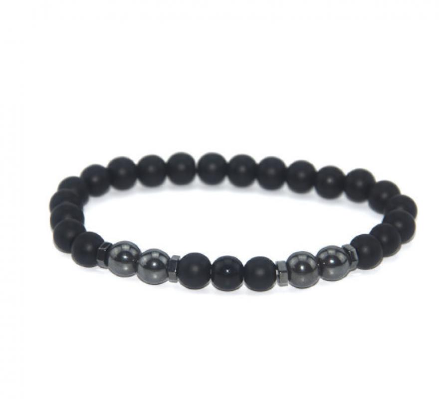 Bright Black Anklet 23.5cm