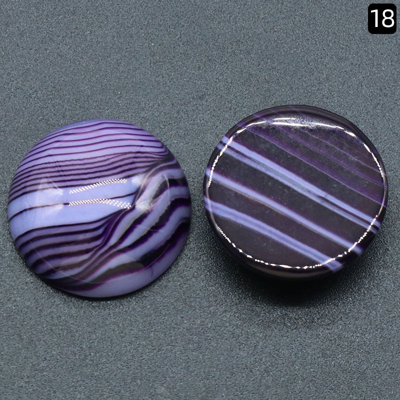 18 purple agate