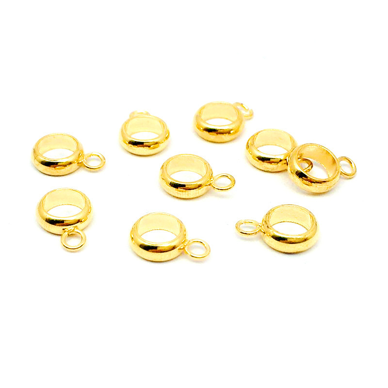 Gold inner 4mm*outer 6mm*height 2mm