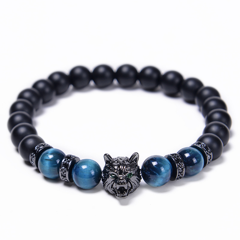 Wolf head bracelet-1