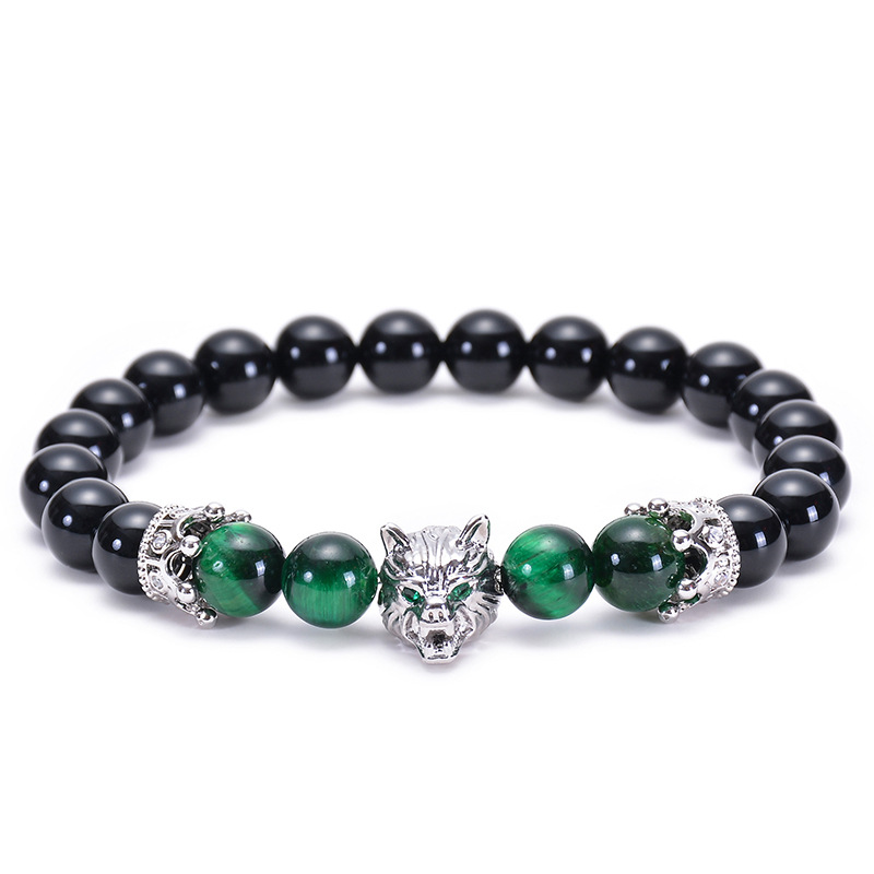 1:Green Tiger Eye Bracelet
