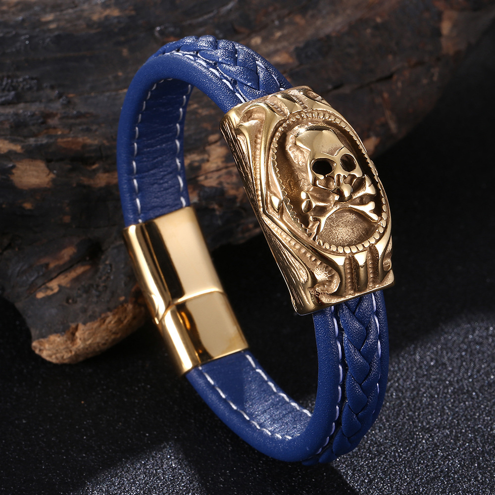 Blue Leather 195mm