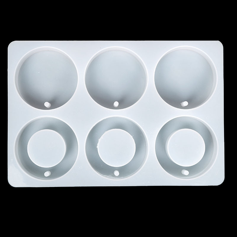 6 Rings Handmade Soap Silicone Mould