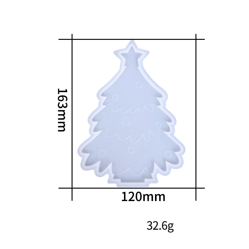 1:Star Christmas Tree Ornament Mould