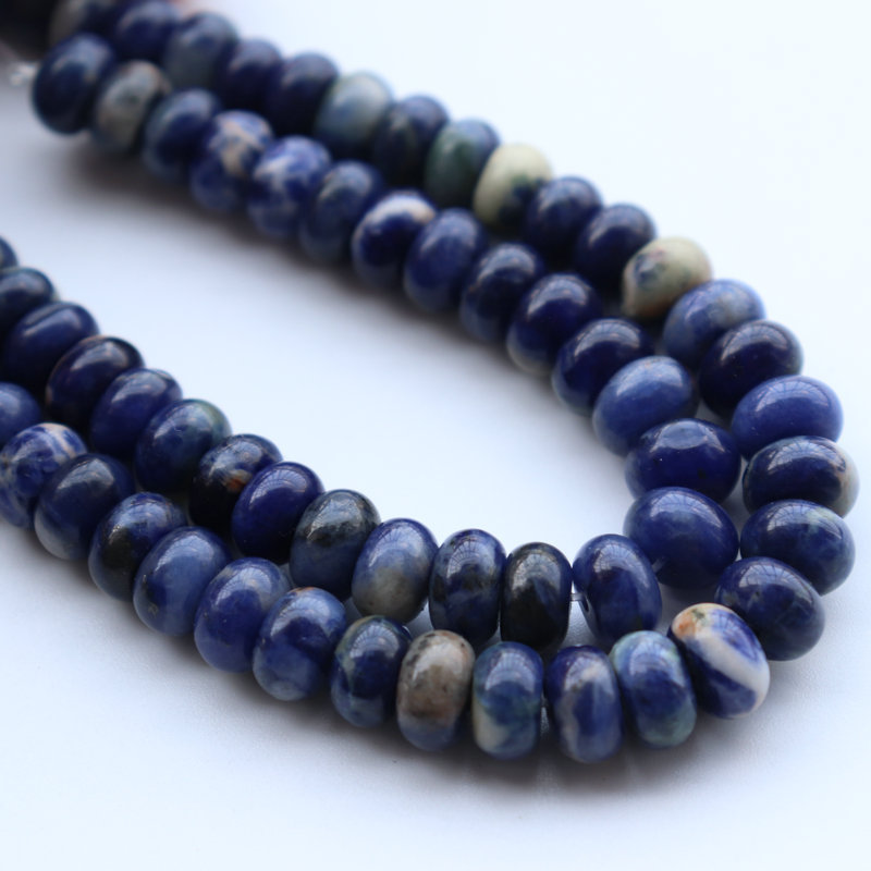 Sodalite 4*6mm [about 95 pieces]