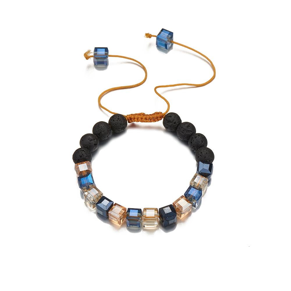 3:Blue and blue bracelet