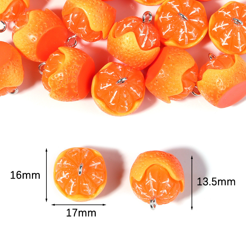 Half Peeled Orange Pendant (10)