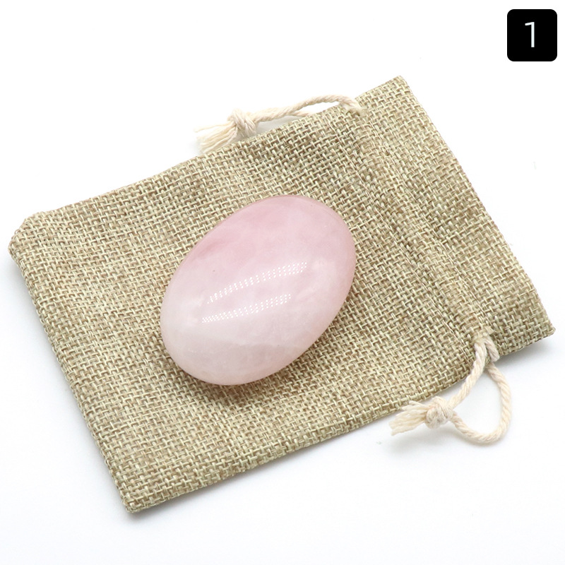 Pink Crystal Soap + Linen Bag