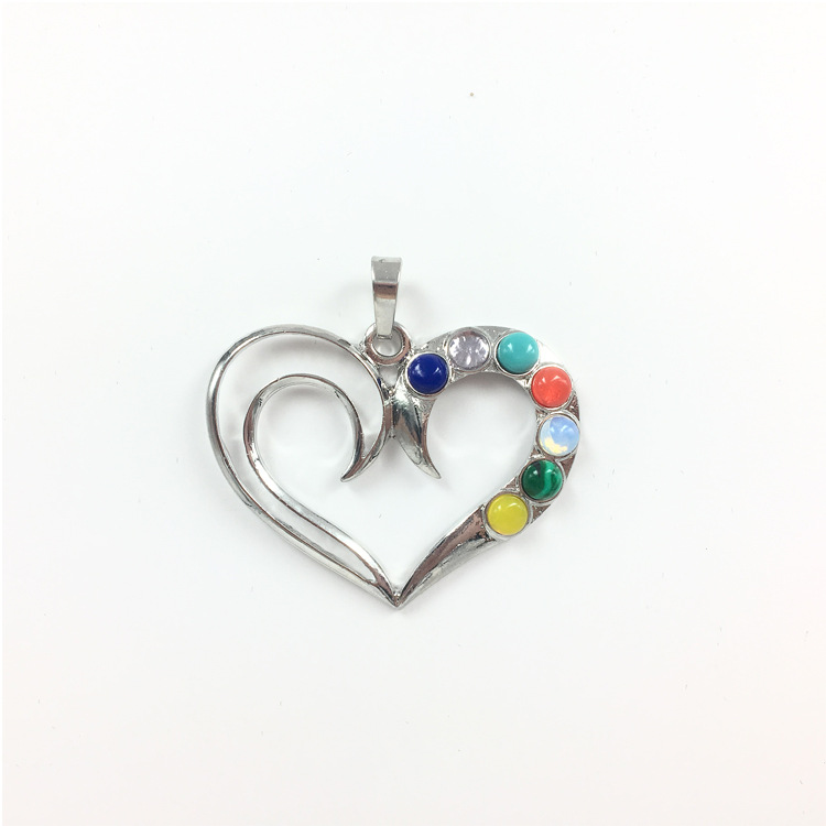 Colorful Heart, 42x33mm