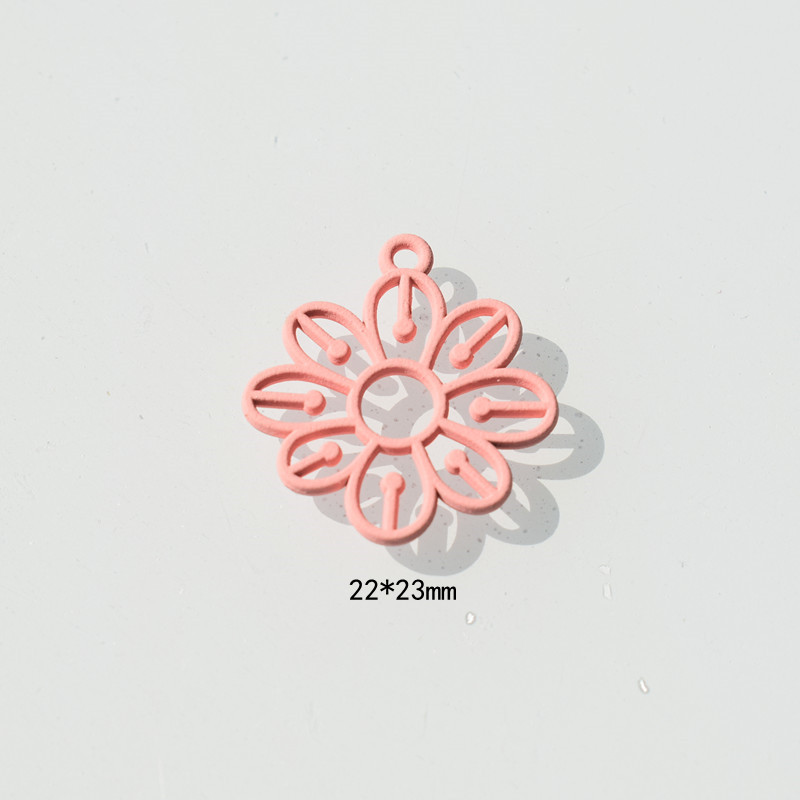 Multiple pink florets 22x23mm