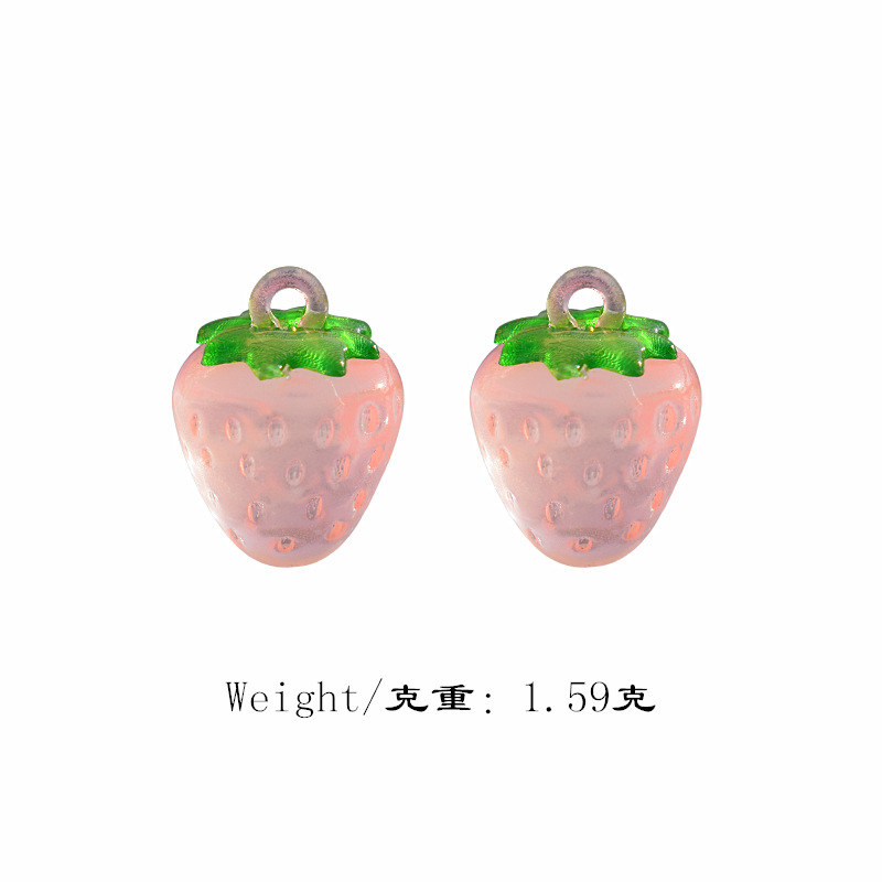 4:Pink Strawberry 19x14mm