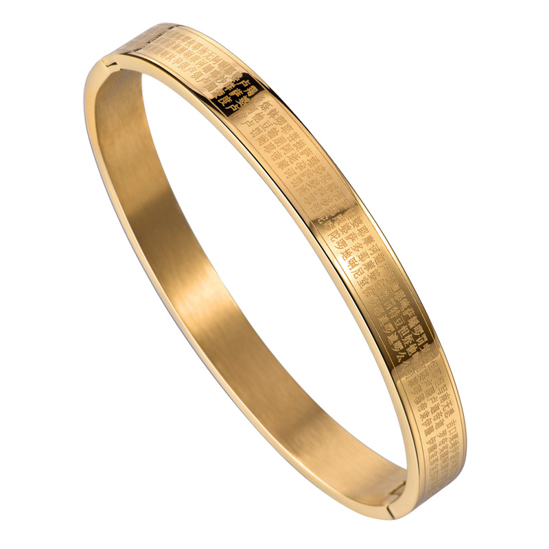Gold man bracelet B039