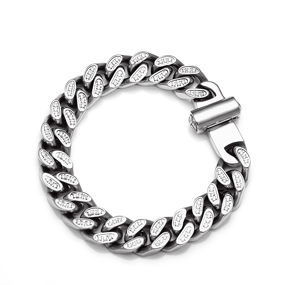 Diamond Bracelet Silver-21CM