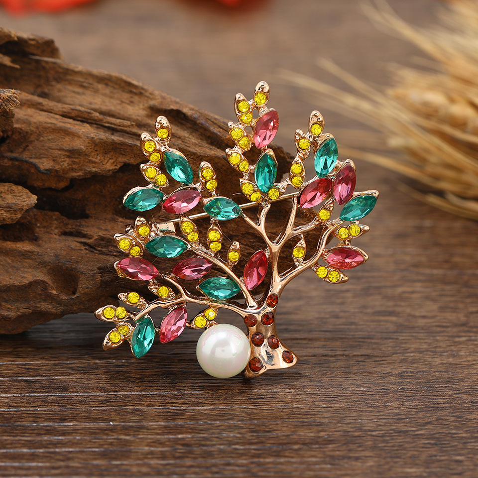 Small Pearl Lucky Tree Mixed Color 39x40mm