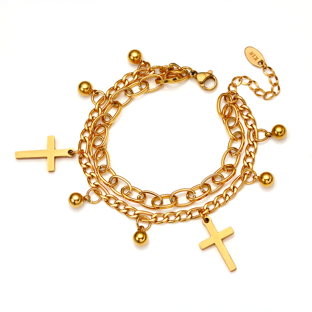 13:Gold - Cross 19cm