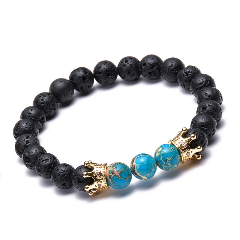 Volcanic Stone + Turquoise