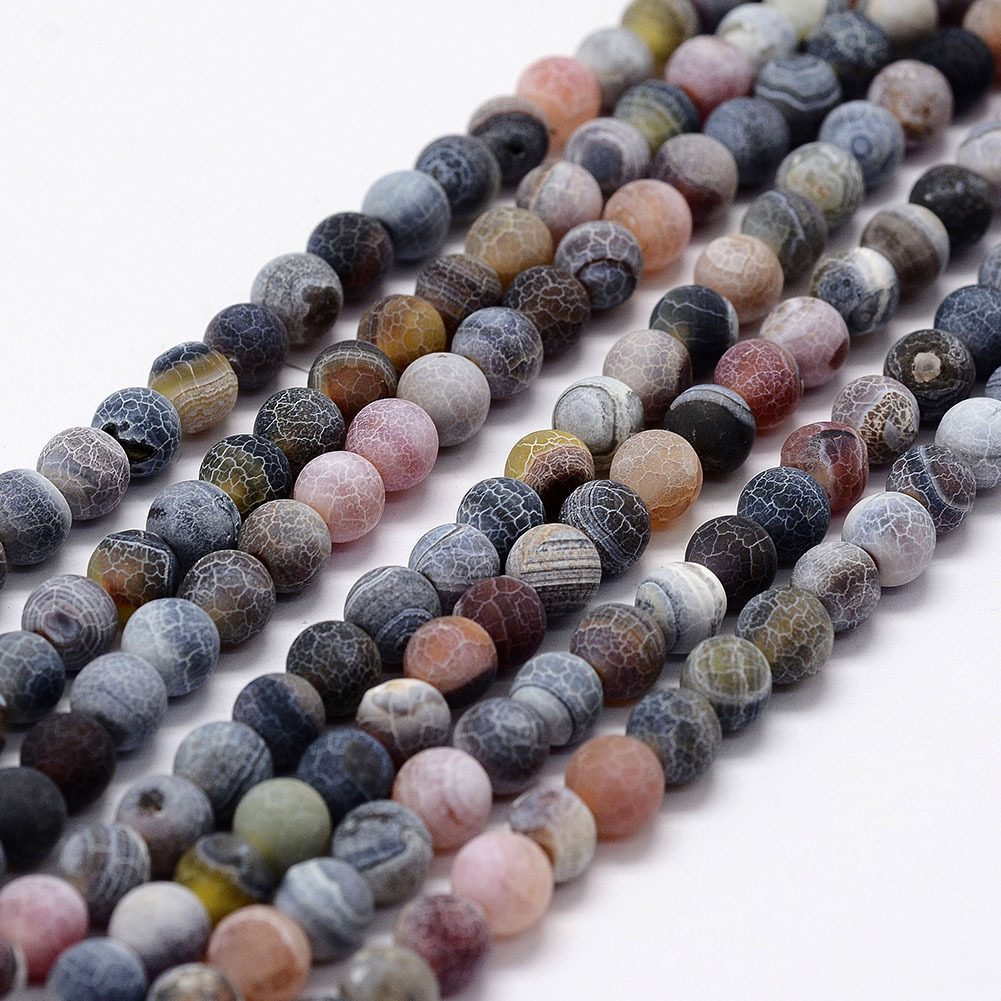Mixed Colors--Agate (10pcs/pack) Beads