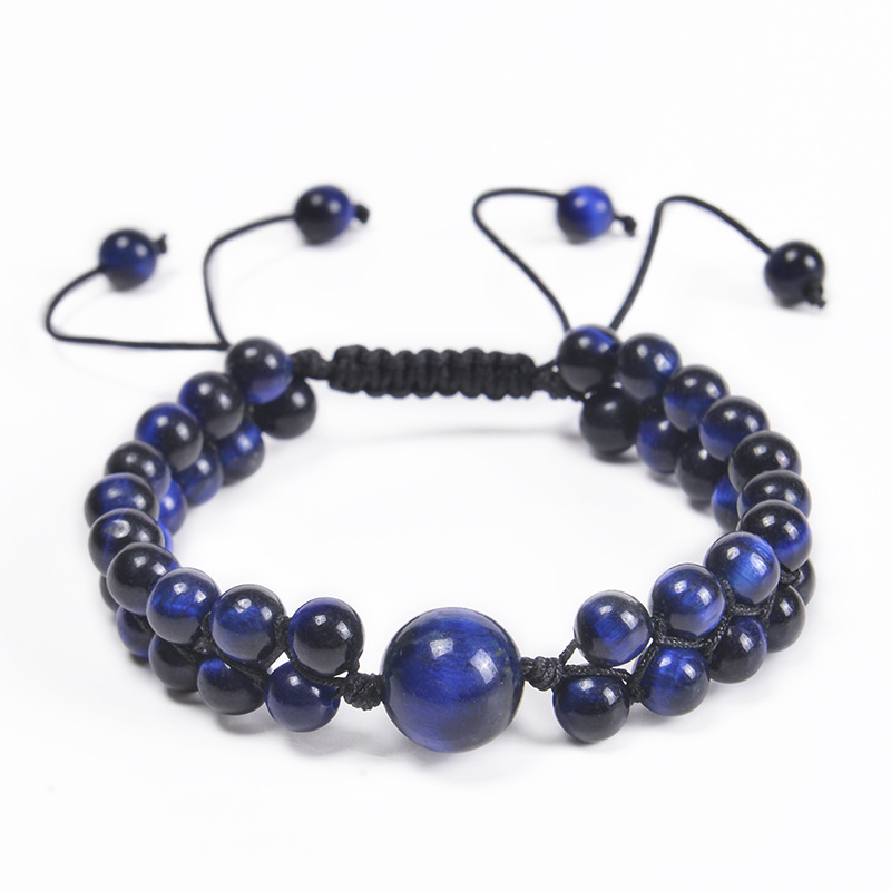6:blue tiger eye bracelet