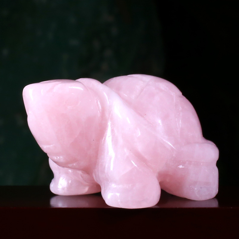 9:Pink crystal 40x28x25mm