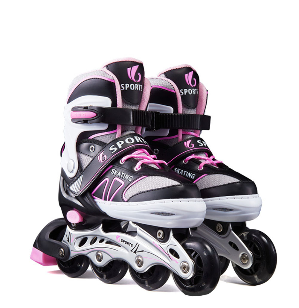 Pink PU full flash shoes (2 wrenches)